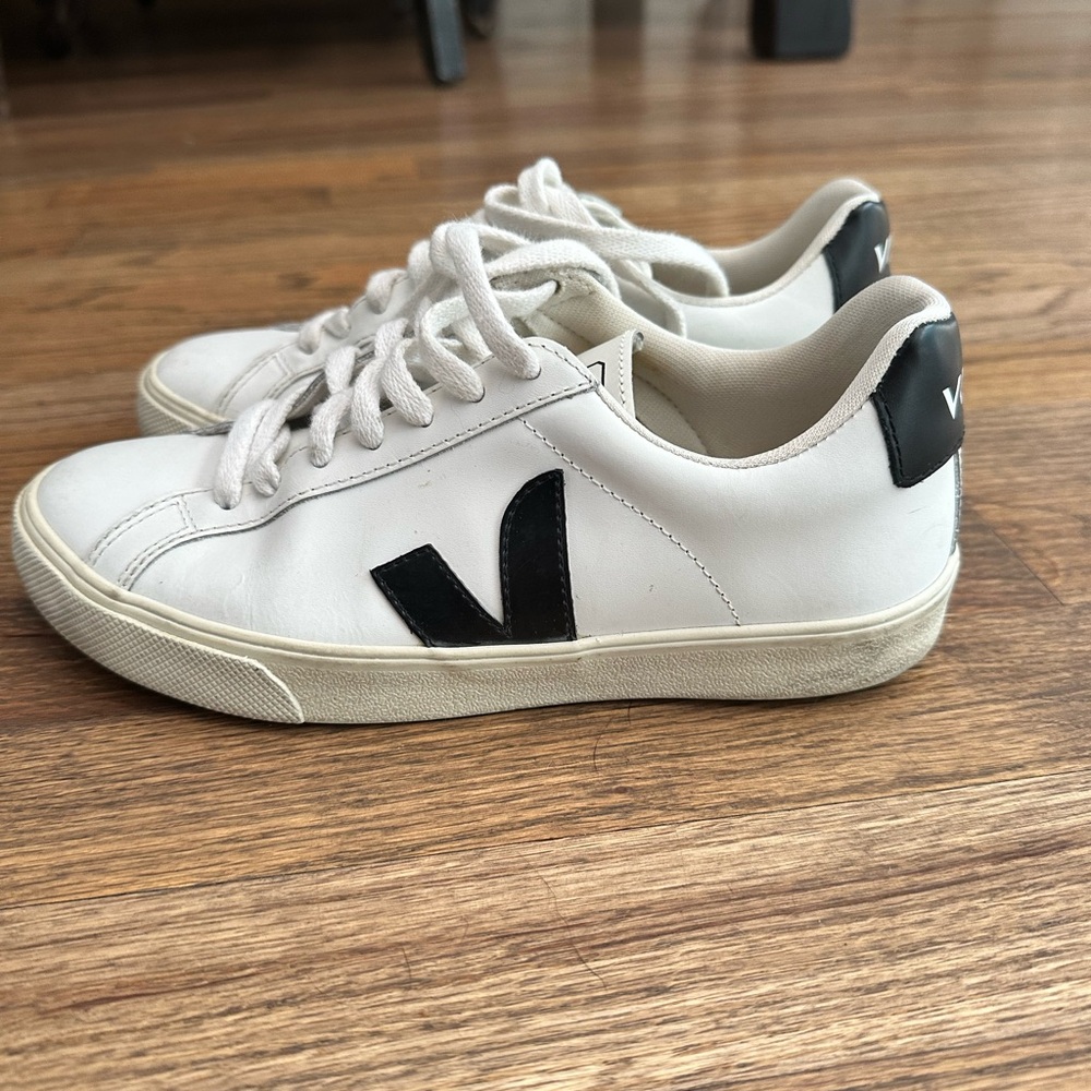Veja White and Black Women's Sneakers